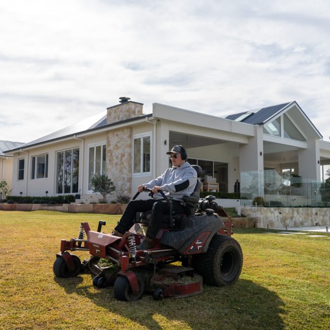 Lawn Mowing Services on Mower